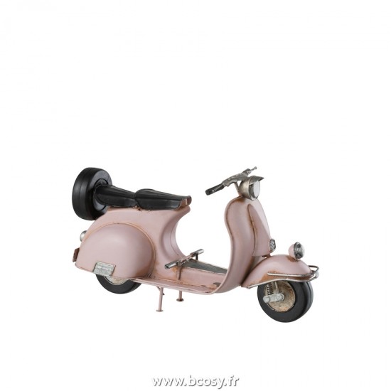 J-Line vélomoteurs statuettes Jolipa J Line Jline Scooter Metal Rose