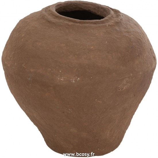 J-Line vases Jolipa J Line Jline Vase Papier Mache Brun Small