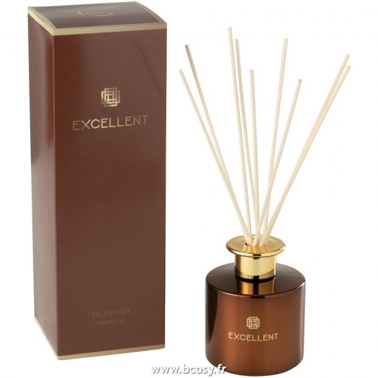 J-Line diffuseurs de parfums Jolipa J Line Jline Huile Parfumee Batons Excellent Siberia Fir Brun