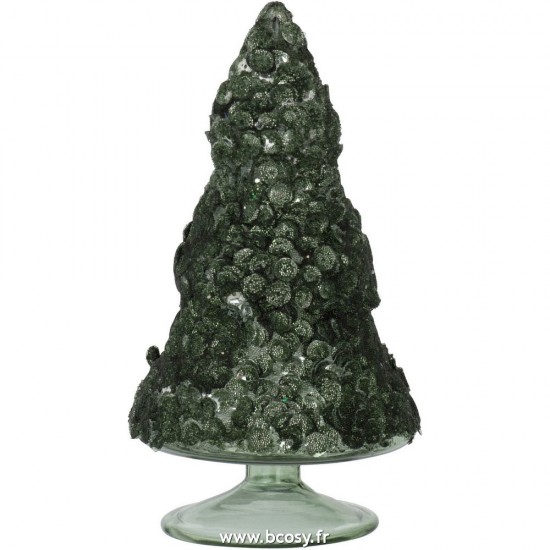 J-Line arbres sapins de noel sur pied Jolipa J Line Jline Sapin De Noel Givre Mat Vert Fonce Medium