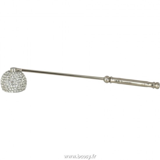 J-Line Couvertures de bougie Jolipa J Line Jline Eteignoir Diamant Aluminium Argent