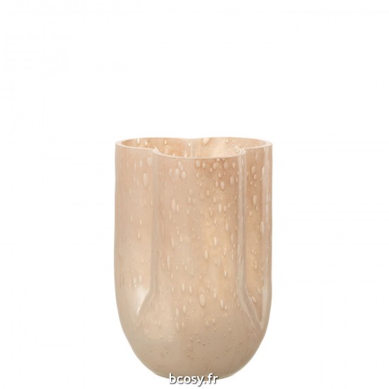 J-Line J Line vases Jolipa Vase Trikkie Verre Beige.