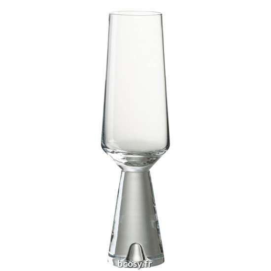 J-Line J Line flutes coupes à champagne Jolipa Flute Walker Verre Transparent.