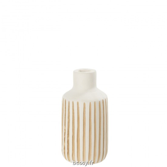J-Line J Line Vase déco Vases déco Jolipa Vase Ying Bois Blanc Small.