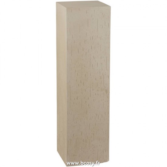 J-Line sets de socles piédestals Jolipa Jline Colonne Rectangulaire Argile Beige Medium