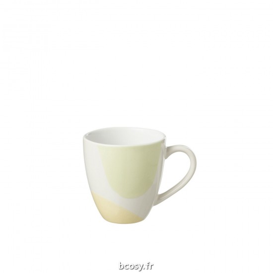 J-Line J Line tasses de cafe avec sous tasse Jolipa Mug Tache Porcelaine Mix.
