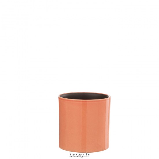 J-Line J Line cachepots de fleur Jolipa Pot De Fleur Flexible Ceramique Rose Extra Small.
