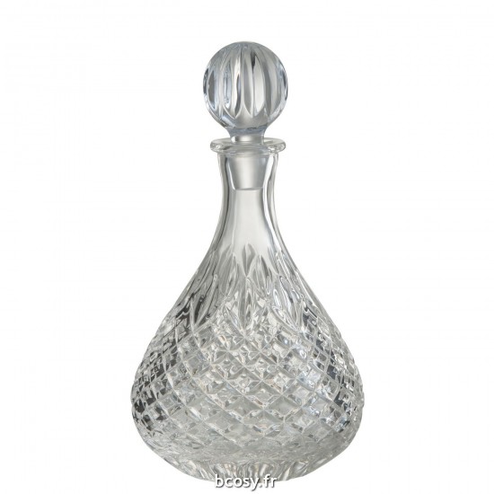 J-Line J Line Carafe Pichet Jolipa Carafe Survey Verre Transparent.