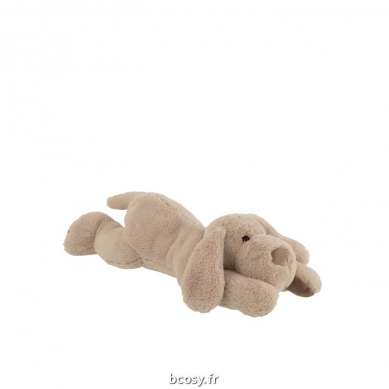 J-Line J Line chiens en peluche peluches Jolipa Chien Couche Textile Beige.