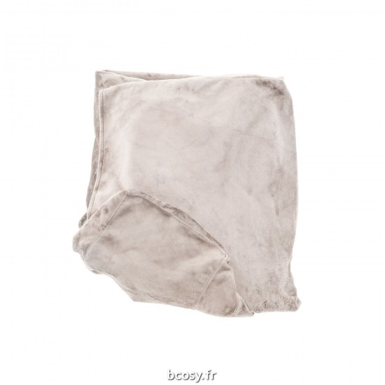 J-Line J Line housses de chaises baches de protection Jolipa Housse Fauteuil 9 Coussins Monaco Velours Xxl Beige.