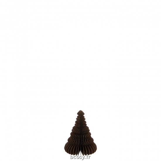 J-Line J Line boules de noel Jolipa Suspension Sapin De Noel Papier Marron Small.