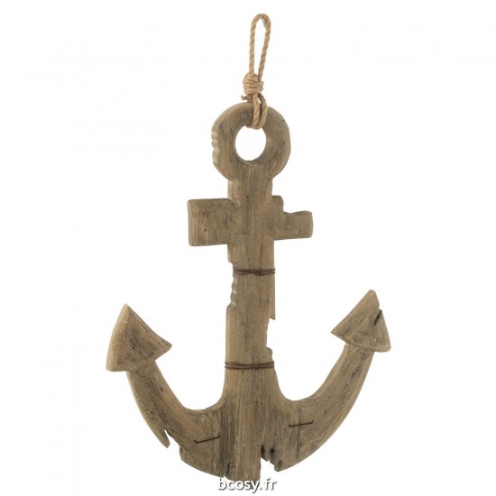 J-Line J Line ancres de bateaux Jolipa Ancre Deco Paulownia Bois Paulownia.