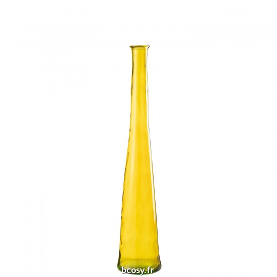 J-Line J Line Grands vases Grand vase Vases hauts Vase haut. Jolipa Vase Noah Verre Jaune Medium.