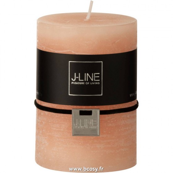 J-Line J Line bougies cylindre Jolipa Bougie Cylindrique Peche M 42H.