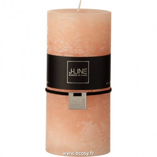 J-Line J Line bougies cylindre Jolipa Bougie Cylindrique Peche L 70H.