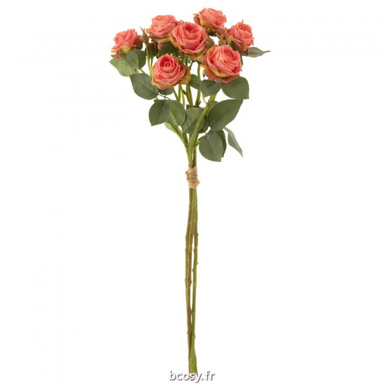 J-Line J Line bouquets de fleurs Jolipa Bouquet Rose 12 Tete Artificiel Rose.