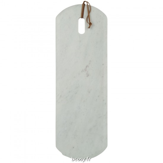 J-Line J Line planches à découper Jolipa Planche Rectangle Marbre Blanc Large.