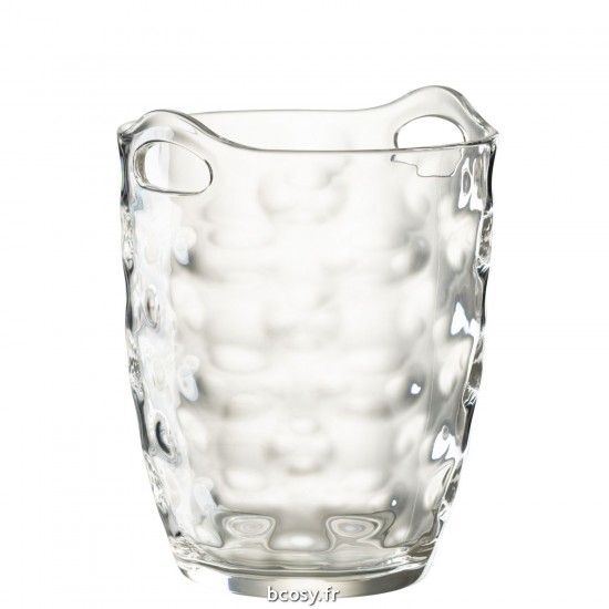 J-Line J Line seaux à glace champagne Jolipa Seau A Glace Leonard Plastique Transparent.