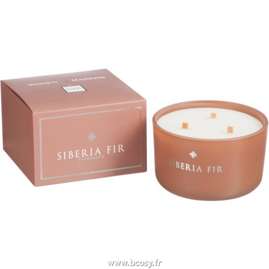 J-Line bougies parfumées Jolipa Jline Bougie Parfumee Siberia Fir
