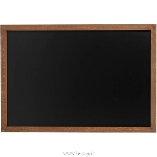 J-Line ardoise tableaux noirs Jolipa Jline Ardoise Memo Bois Naturel Noir