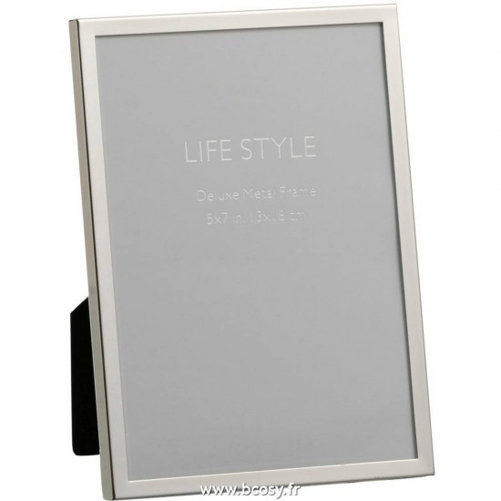 J-Line cadre cadres photo Jolipa Jline Cadre Photo Bord Fin 13X18 Metal Argent Medium
