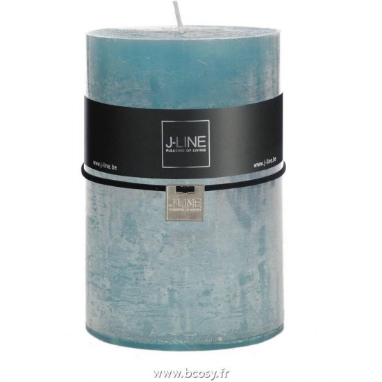 J-Line bougies cylindre Jolipa Jline Bougie Cylindre Azur Xl 120H