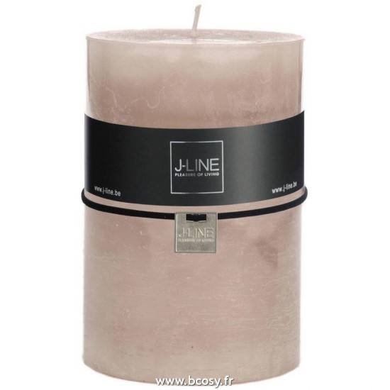 J-Line bougies cylindre Jolipa Jline Bougie Cylindre Sable Xl 120H