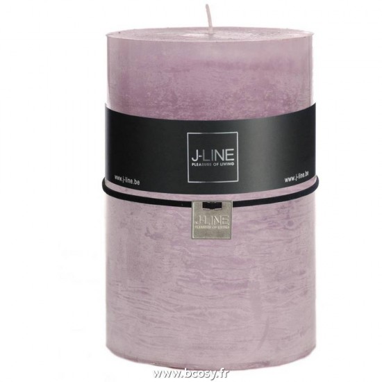 J-Line bougies cylindre Jolipa Jline Bougie Cylindre Lavande Xl 120H