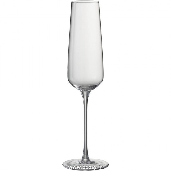 J-Line flutes coupes à champagne Jolipa Jline Verre A Champagne Leo Verre Transparent
