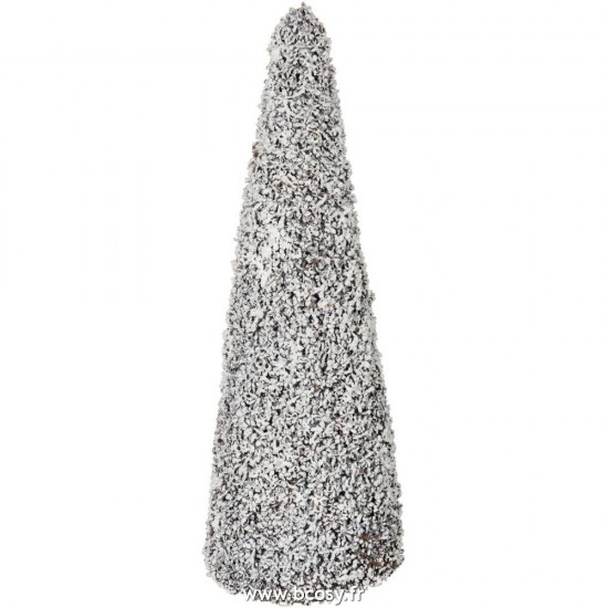 J-Line cones de noel Jolipa Jline Cone Marron Enneige Large