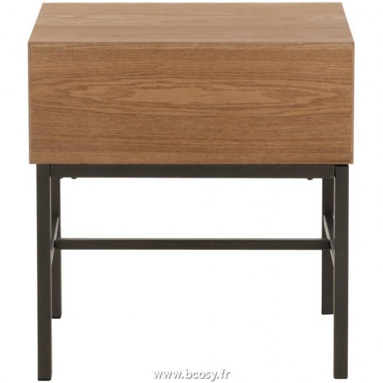Jolipa J Line Jline Table Gigogne Support Bois Metal Naturel