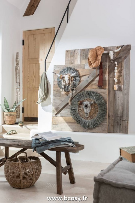 Jolipa J Line Jline Personnage Sur Pied Kali Bois Albasia Gris Medium Assortiment De 2