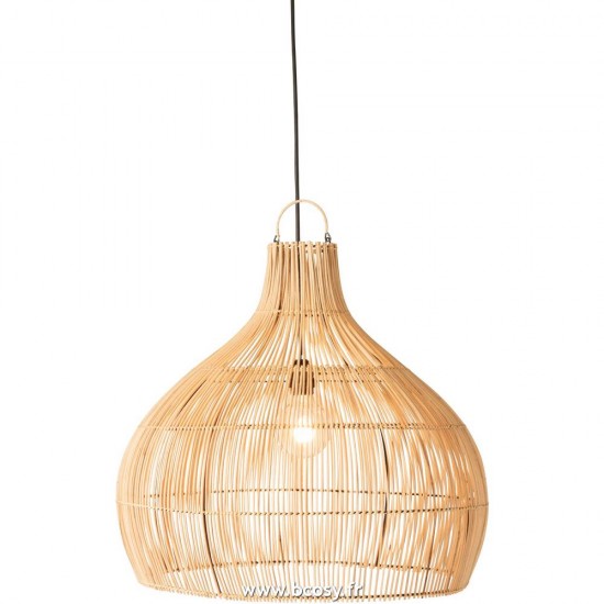 J-Line Éclairage Armatures Luminaires D'intérieur Abats Jours Jolipa J Line Jline Abat Jour Poire Rotin Naturel