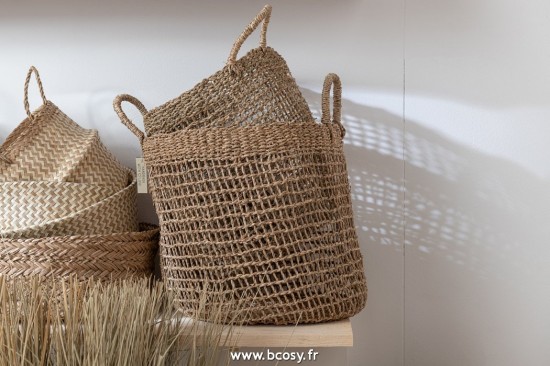 Jolipa J Line Jline Set De 2 Panier Oasis Zostere Naturel