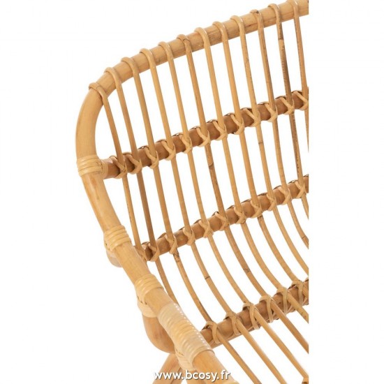J-Line Sedia Ana Rattan Naturale