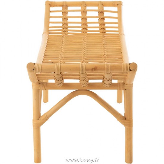 J-Line canapés Jolipa J Line Jline Banc Ana Rotin Naturel