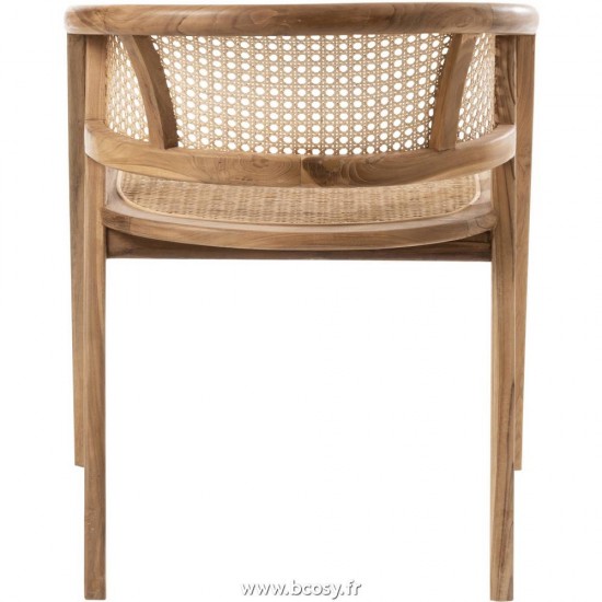 Jolipa J Line Jline Chaise Ani Bois Teak Brun