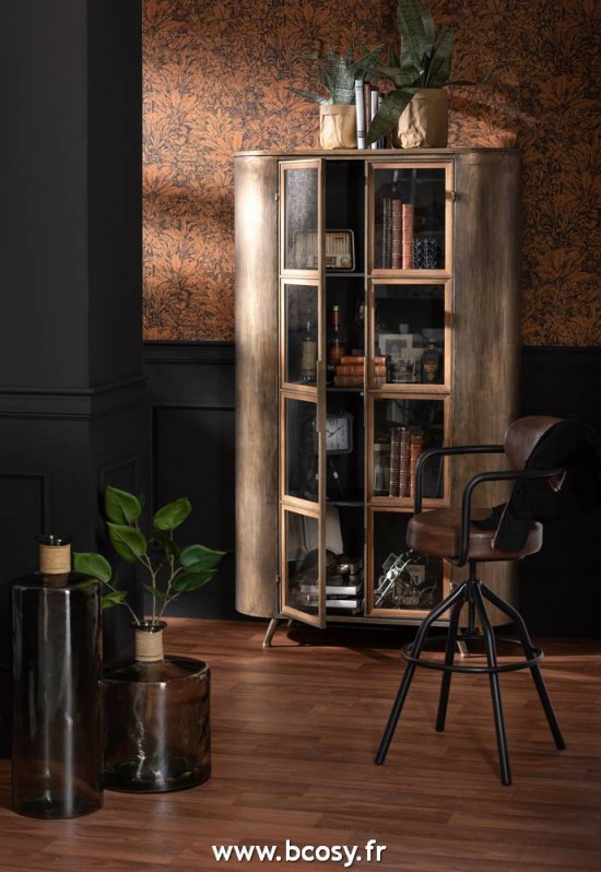 Jolipa J Line Jline Vase Safari Verre Marron Clair Large