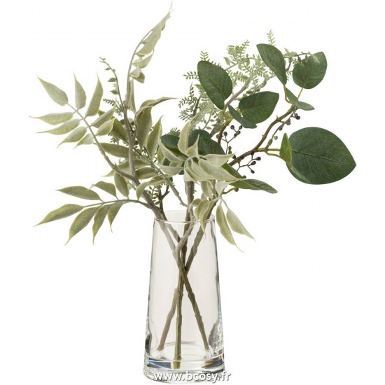 J Line Branche Dans Vase+Eau Artificielle Plastique Vert Clair L38 Jline 12419 by Jolipa 12419