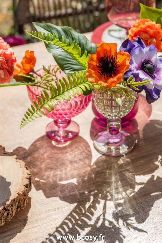 Jolipa J Line Jline Bouquet Coquelicot Plastique Orange