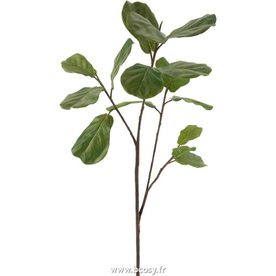 J Line Branche Figuier Plastique Vert Fonce Large L45xB45xH122 Jline 12512 by Jolipa 12512