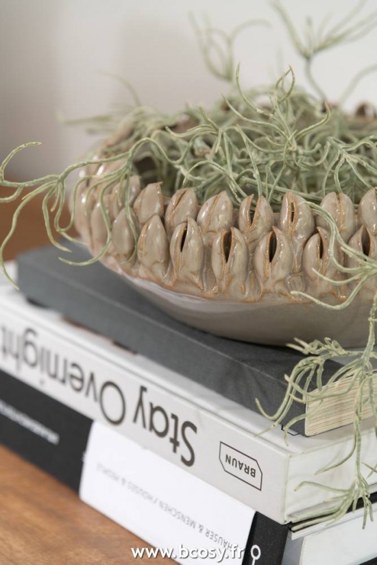 Jolipa J Line Jline Plat Ibiza Ceramique Gris Large