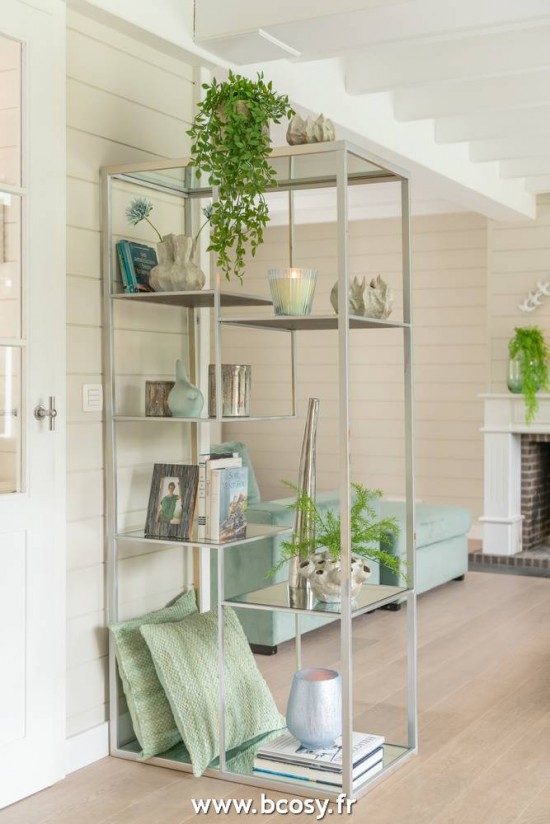 Jolipa J Line Jline Bougie Caya Cannelures Verre Bleu 120 Heures