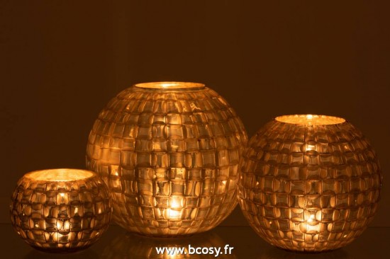 J-Line photophores J Line Photophore Alara Verre Gris Large