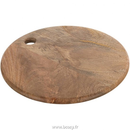 J Line Planche A Decouper Ronde Bois De Manguier Naturel L30xB30xH2 cm JLine 15825 by Jolipa 15825.