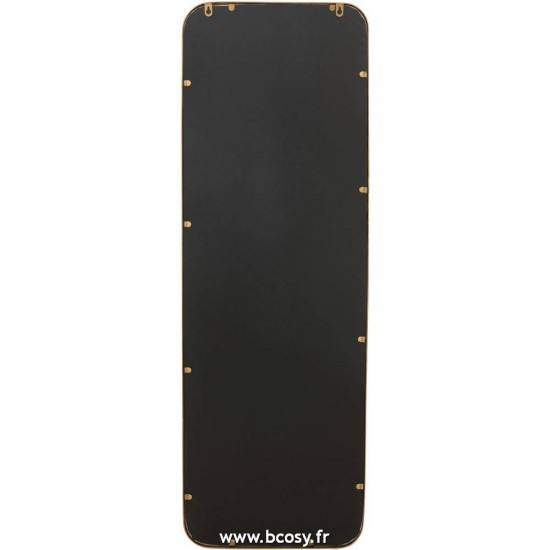 J-Line miroirs Jolipa J Line Jline Miroir Mona Rectangulaire Metal Verre Or