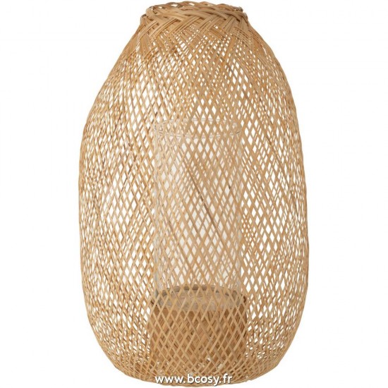 J Line Lanterne Hazel Bambou Naturel Small 47 Jline 1607 by Jolipa 1607