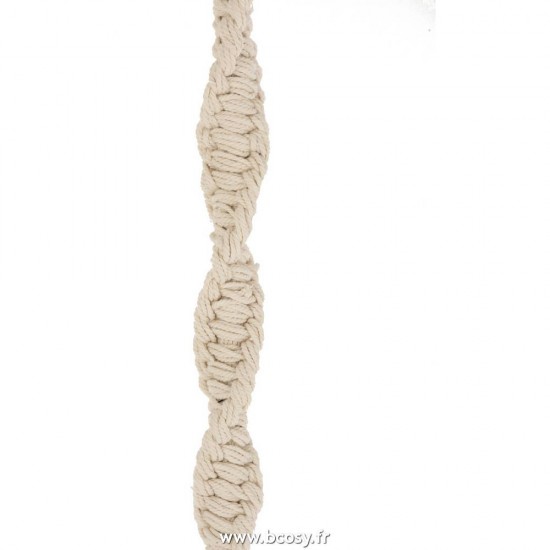 J-Line figurines statuettes Jolipa Jline Balancoire Boho Coton Bois Beige