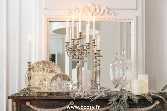 Jolipa Candleholder Classic Aluminium Silver Large