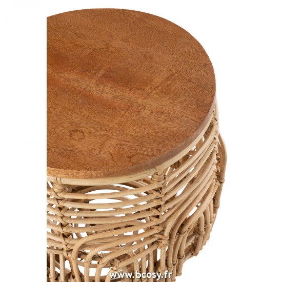 Jolipa J Line Jline Set De 2 Tables Gigognes Ellen Rotain Naturel